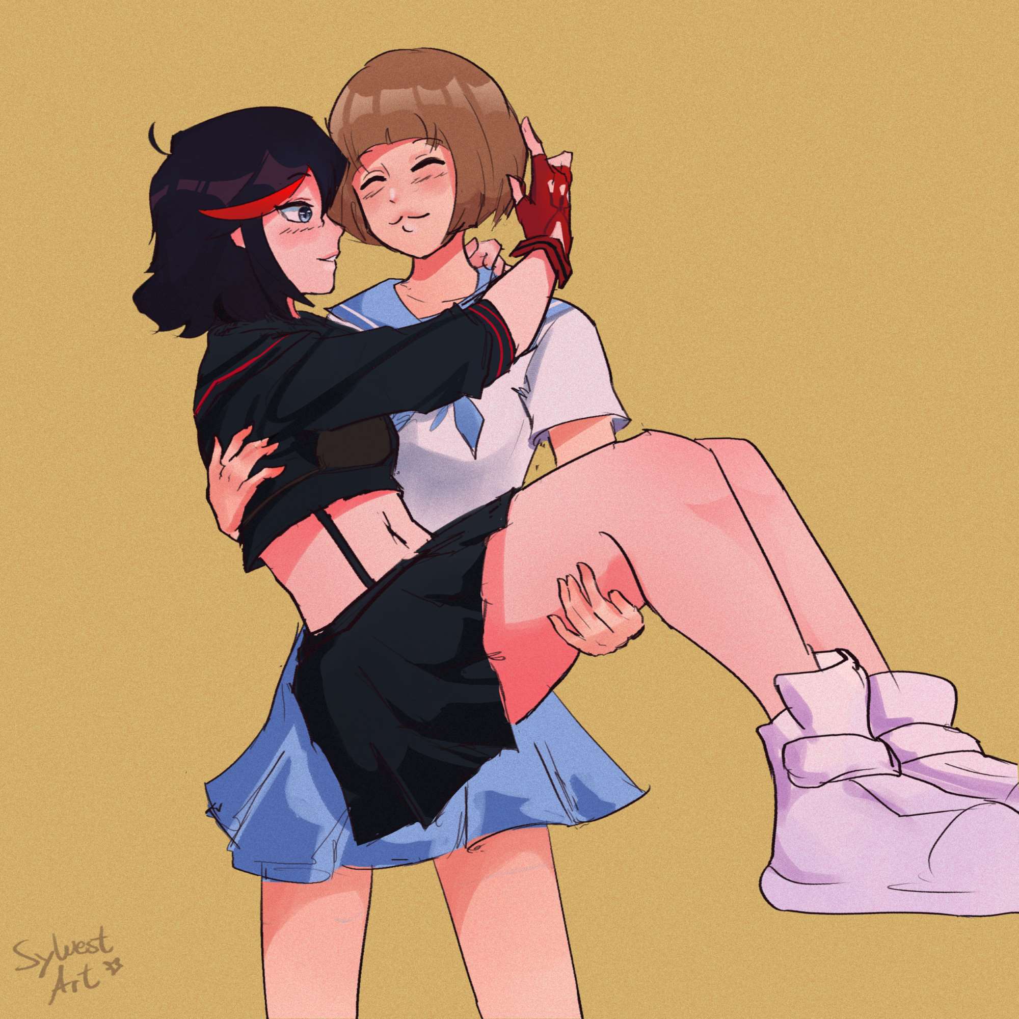 Ryuko x Mako from Kill la Kill