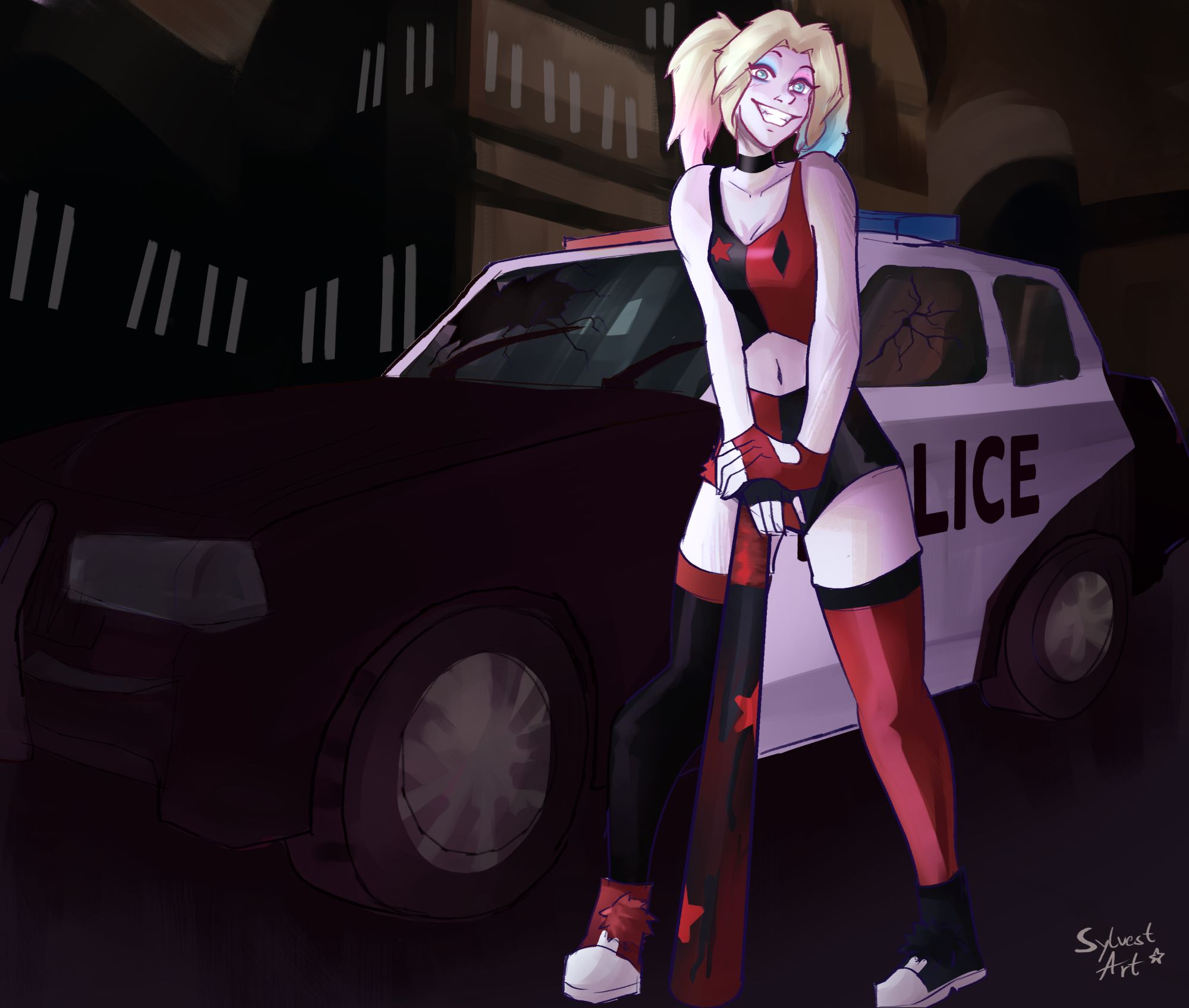 Harley Quinn from the animated show