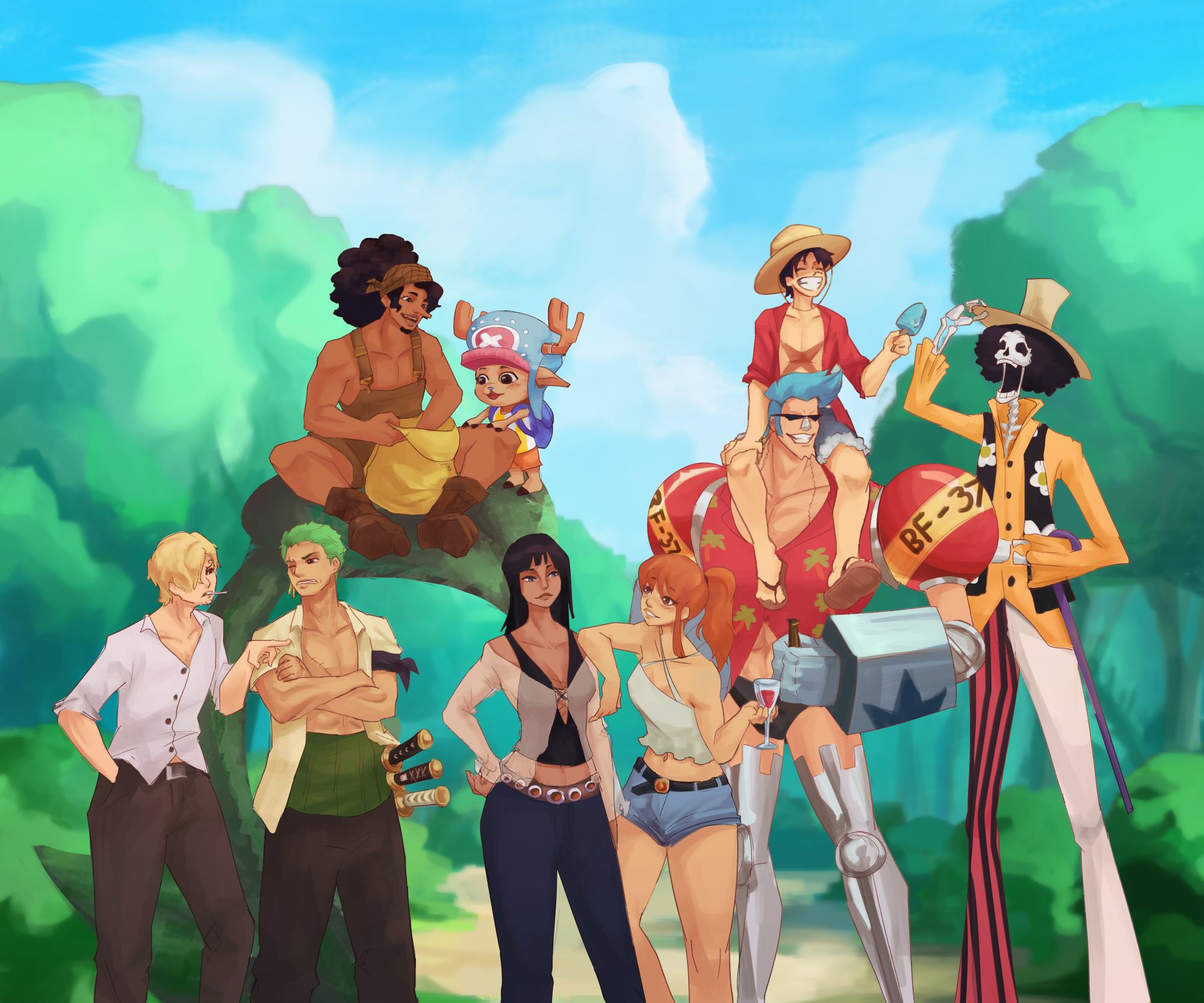 Straw hat crew